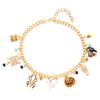 Halloween Pumpkin Ghost Spider Alloy Jewelry Set With Chain For Men Women