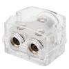 Car Ground Wire Distribution Block Speaker Power Splitter Negative 1x0GA In 2x4GA Out DB003