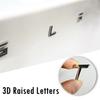 1 Stück 3D ABS Logo Tesla Emblem Buchstaben Auto Kofferraum Abzeichen Hintere Buchstaben Beschriftung Galvanisiert Für MODEL 3 MODEL S X Modifizierte Zubehörteile