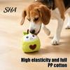 Dog Boredom Relief Toy Plush Toy, Squeaky Sound Stuffed Puppy Cartoon Fruit Shape, Cute Kitten Durable Chew-Resistant Soft Pet for Dogs Stress