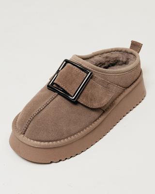 Uggs Short with Wide Buckle Allsy 18801 36 Visone Suede
