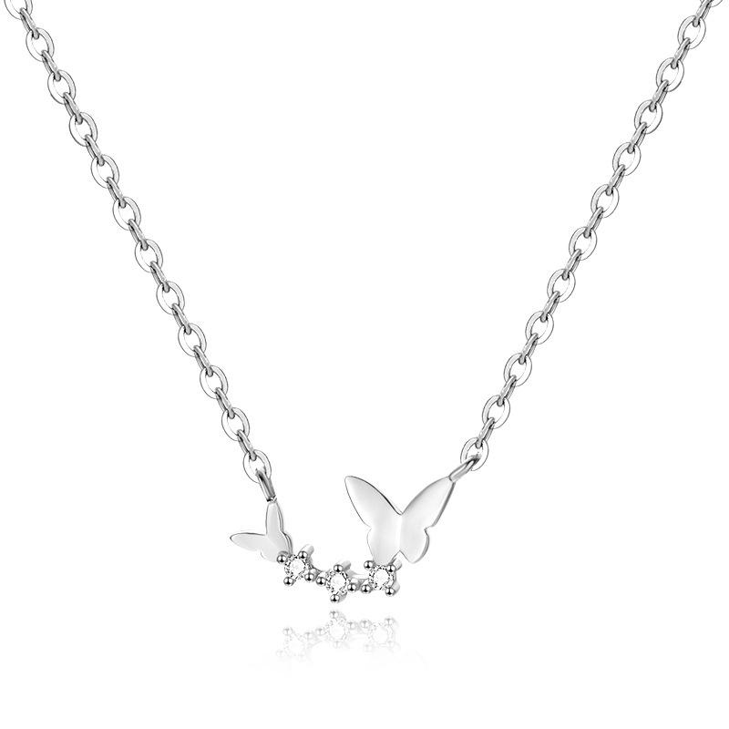 Bow Knot Collar Chain for Women's Light Luxury, Small and Popular Necklace, New Simple Xiasen Series Ornament