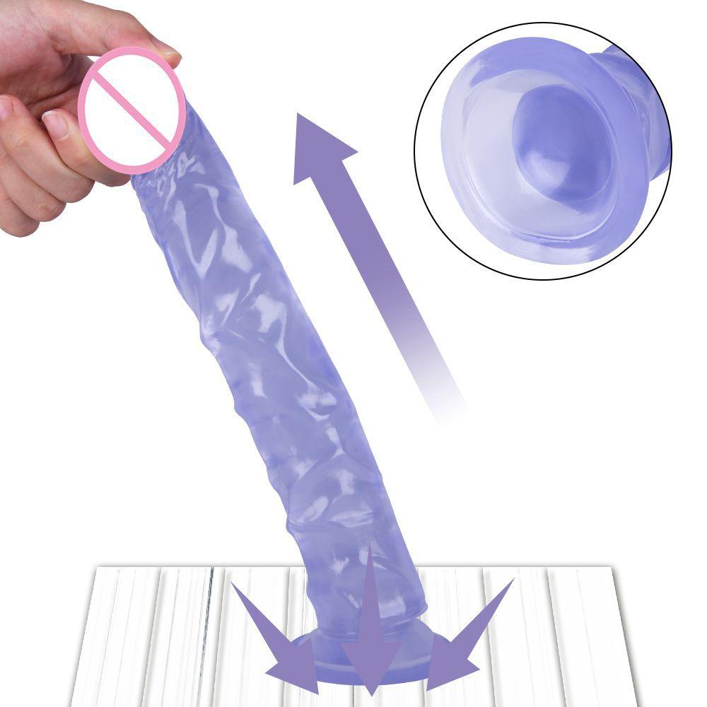 Female Adult Sucker Simulation Dildo Female Masturbation Erotic Sex Products