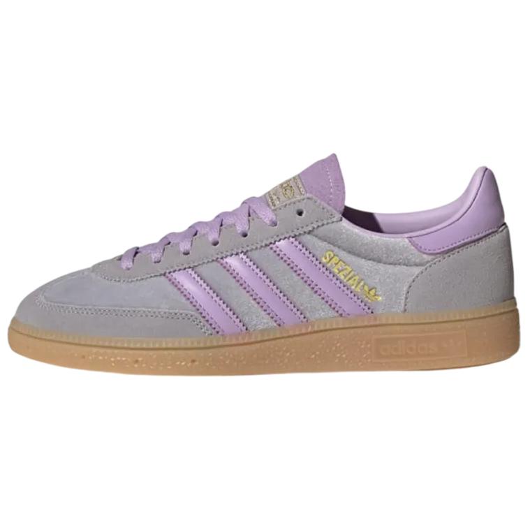 Adidas  Handball Spezial Glory Grey Powder Plum Gum Women Sneakers JR3646