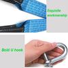 Car Tow Rope 5m8t Tow Rope Buggy Tow Strap Auto Accessories Tow Rope Glow-in-the-Dark U-Hooks