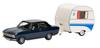 Shuko Opel Kadett B with Trailer Complete Product 1/43 House,