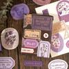 Herr. Papier 40 Stück/Karton Vintage Etiketten Aufkleber Dekorative Notizen Handgeschriebene Aufkleber DIY Handgemachte Collage Materialien Schreibwaren