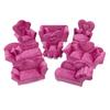 Dutch Velvet Jewelry Box: Sofa-Style Ornament & Ring Storage for 1:12 Dollhouse