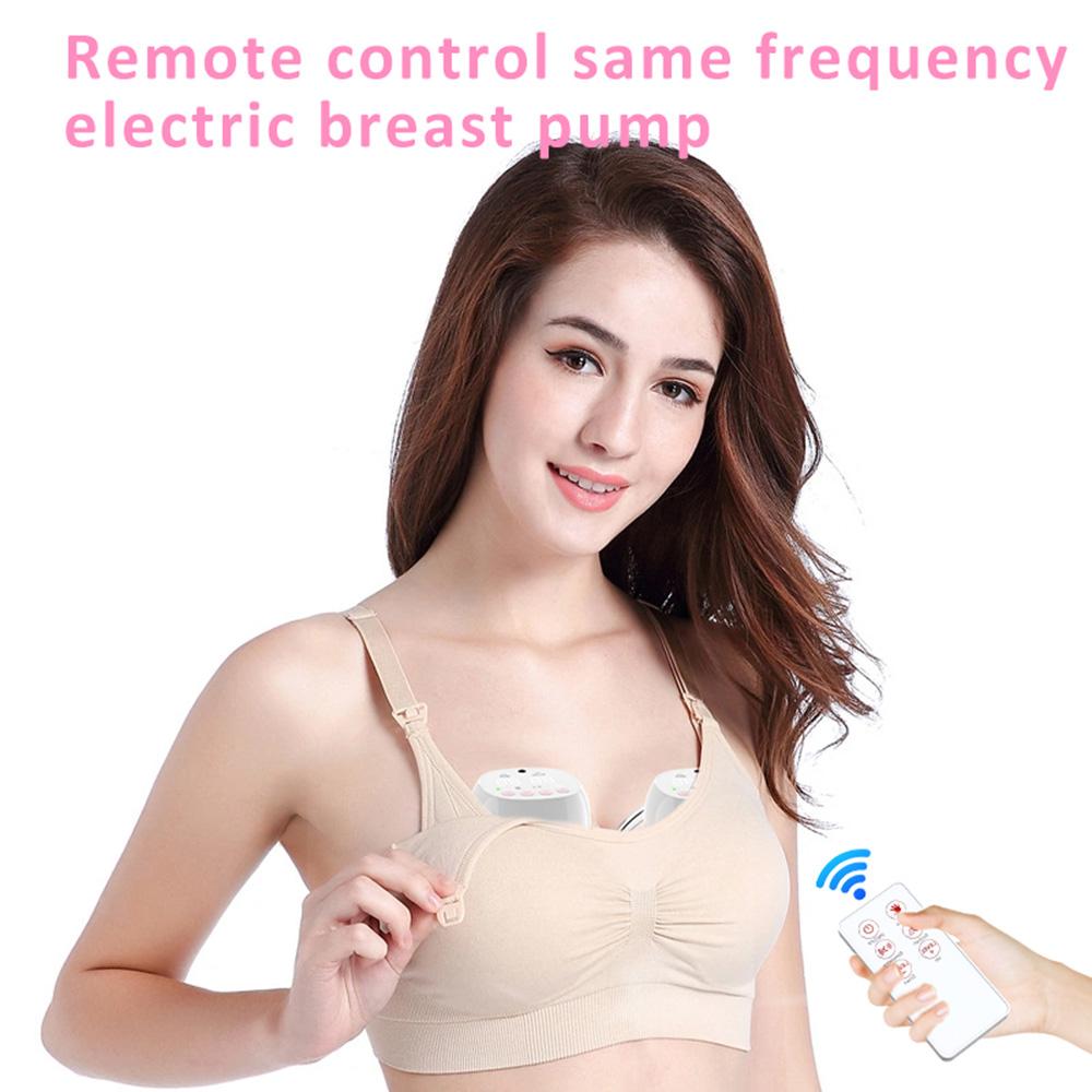 Hands Free Breast Pump Wearable Electric Breast Pump with Lightweight with LED Display Remote