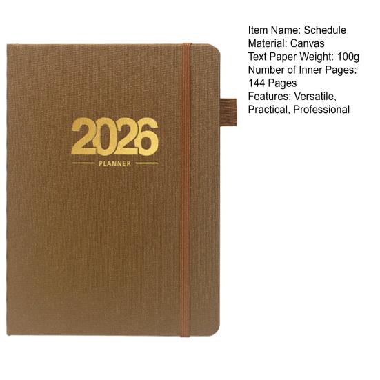 2026 Academic Planner A5 Daily Notebook for Scheduling Journaling Goal Tracking 144 Pages Professional Task List Planner