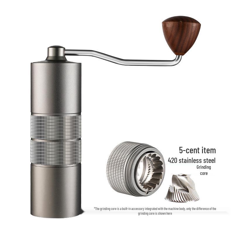 R Series Italian Manual Coffee Grinder: Hand-Grind Machine for Home Brewing.