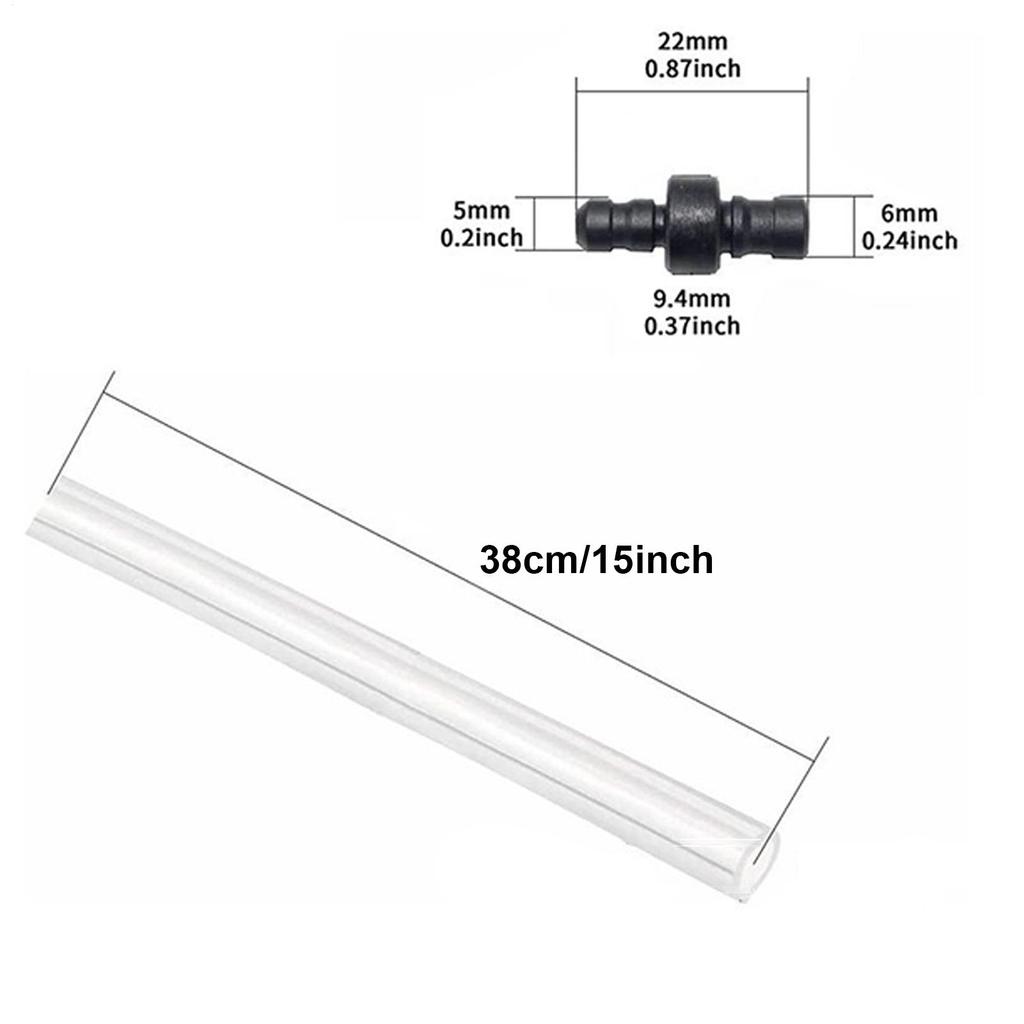 Milk Tube Set 6-pieces Coffee Machine Replacement Milk Hoses With 3 Connectors Kitchen Appliance Replacing Attachments For Hotel