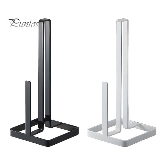 Držák na role papíru s protiskluzovou stabilní základnou, robustní držák na papírové ručníky z nerezové oceli, moderní stojanový dávkovač na pracovní desku