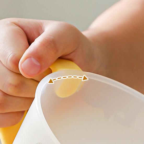 Tasse à mesurer Forme d'ours Fouet à œufs avec filtre PP de qualité alimentaire Tasse égouttoir Panier à riz et fruits Outils de lavage