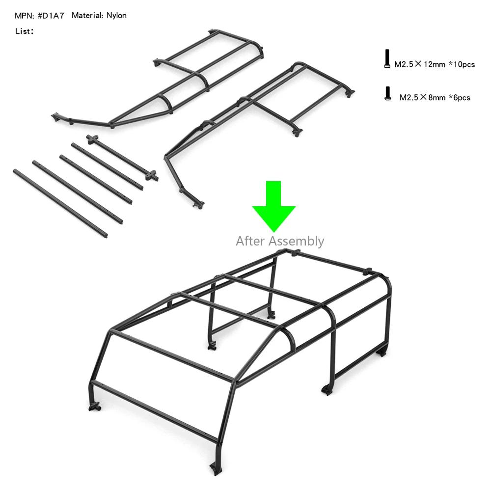 Metal Simulation 313/324mm 4 Doors Pickup Truck Shell for 1/10 RC Crawler Car Traxxas TRX4 Defender SCX10II RC4WD RD110 Parts