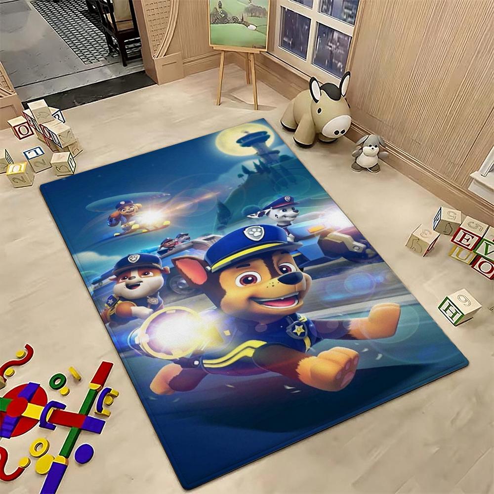 Paw Patrol Pups' Happy Time Patterned Rug Durable Stainresistant Carpet For Hallway Balcony Study Home Party Decor Birthday Gift