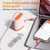 Desktop Fixed 100W Type C to Type C Cable Retractable Fast Charging Data Cord For iPhone17 16 15 iPad 6 Huawei Xiaomi Quick Charge