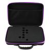Essential Oil Carrying Case Hard Shell Case,60 Bottles Suitable For Bottles 5ml,15ml  (Purple)