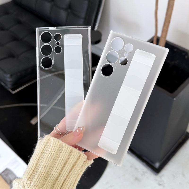 Suitable for Samsung S24ultra Mobile Phone Case Liquid Silicone S25 S23 Full inclusive Wristband Protection Case