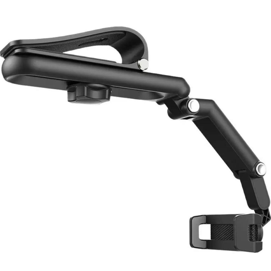 Universal Multi-Functional Car Phone Holder with Sun Visor, Dashboard Mount, and Head-Up Display.