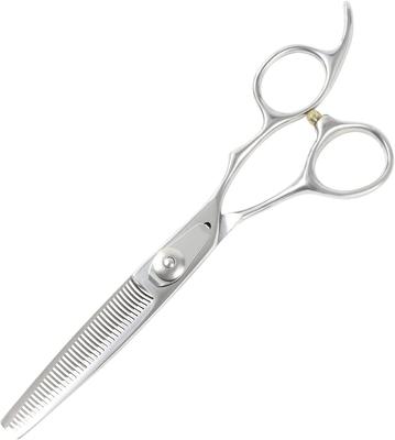 DEEDS Forged Pet Trimming Scissors 40 Made In Japan by a Specialized Scissors for Dogs (6.0 Inches, Teeth, V-groove) P9-40V, Manufacturer,