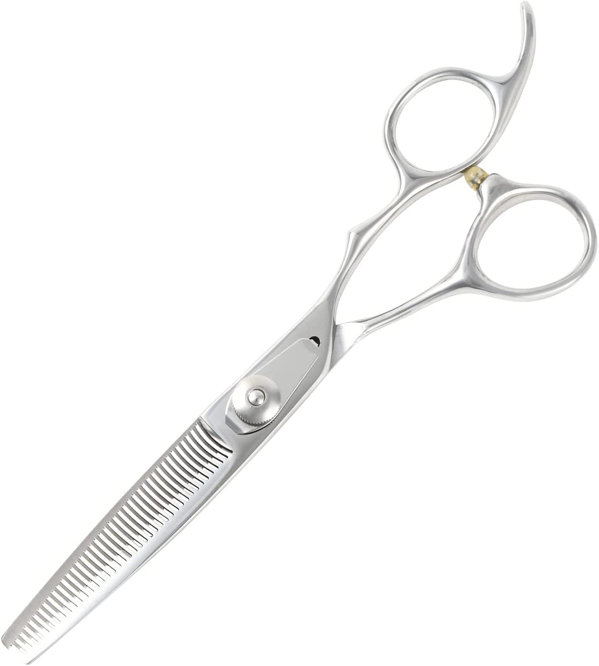 

DEEDS Forged Pet Trimming Scissors 40 Made in Japan by a Specialized Scissors for Dogs (6.0 inches, teeth, V-groove) P9-40V, Manufacturer,