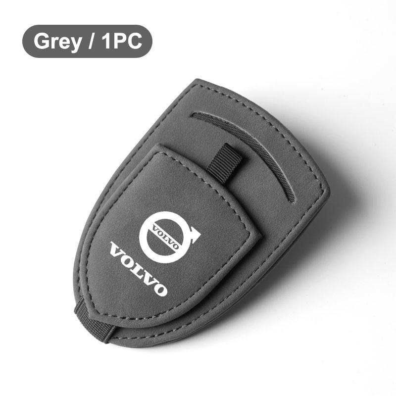 

Car Glasses Clip Sun Visor Storage Clamp Ticket Card For Volvo XC60 V50 V40 XC90 S60 S40 C70 V90 V60 EX90 S90 XC40 C40 Accessory