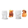 3D Squirrels Candle Molds Casting Molds Aniaml Silicone Mould Ornament Candle Making Molds Epoxy Resin Molds Baking Molds