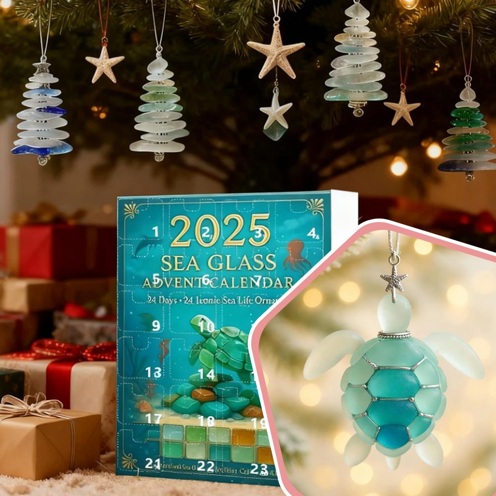 Exquisite Handwerkskunst Pädagogischer Unterhaltsamer Anhänger Meerestier Adventskalender Acryl Entdecke die Wunder des Ozeans