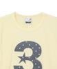 BAUF 3 Logo Dot Slim Fit T-Shirt [Yellow]