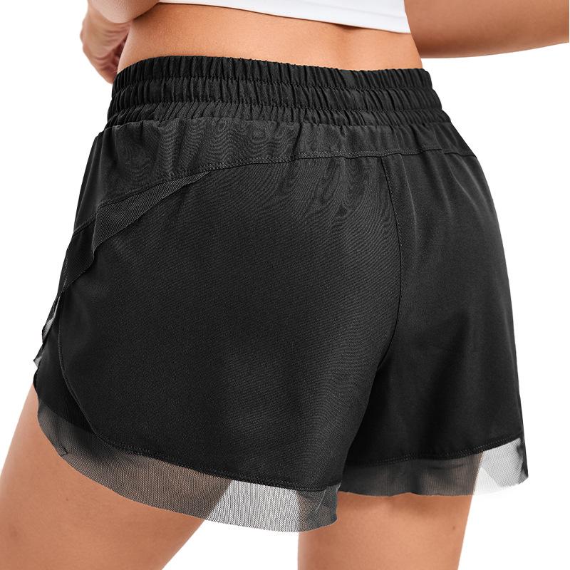 Women's Summer Three-Quarter Yoga & Running Shorts – Loose, Anti-Exposure, Slim-Fit, Hip-Lifting Elastic Fitness Pants