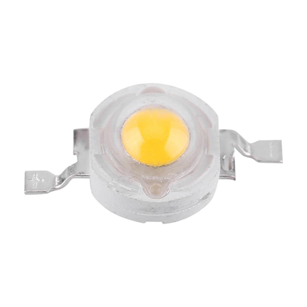 50pcs SMD 1W LED Lamp Bulb Beads Chip For Home Floodlight High White