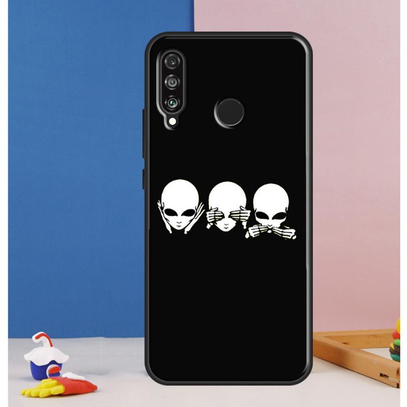 

Aesthetic Alien Case For Huawei Nova Y73 Y72 Y70 Y90 Y60 Y61 Y91 12s 12i 11i 8i 9 10 SE P30 P40 Lite P60 Pro Huawei Nova 3i