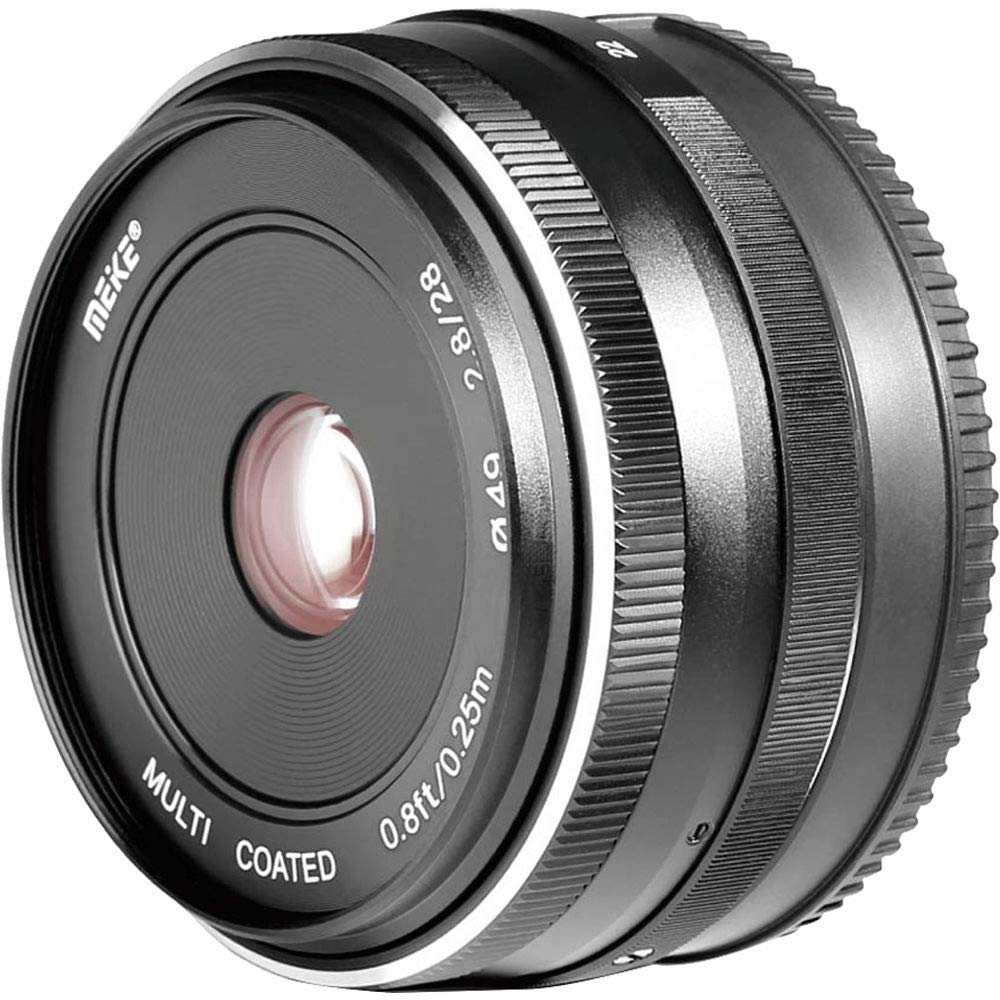 MeiKe Interchangeable Lens MK 28mm for Micro Four Thirds with Japanese Instruction Manual 19610004 [] F2.8