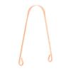 Copper & Stainless Steel Double-Sided Tongue Scraper - Single Handle Tongue Coating Cleaner for Fresh Breath