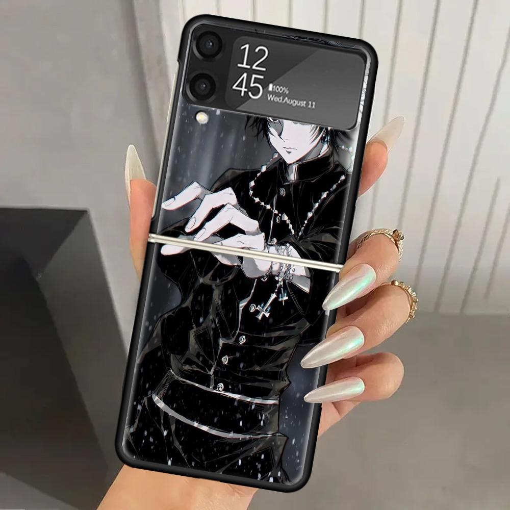 Huner X-Hunters Chrollo Shizuku Hard PC Back Phone Case for Samsung Galaxy ZFlip 7 6 5 Z Flip 4 ZFlip6 Z Flip7 5G ZFlip4 Flip3 Z