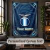 Wall Tapestry Lazio FC Print Custom Name Text Wall Hanging Home Decor
