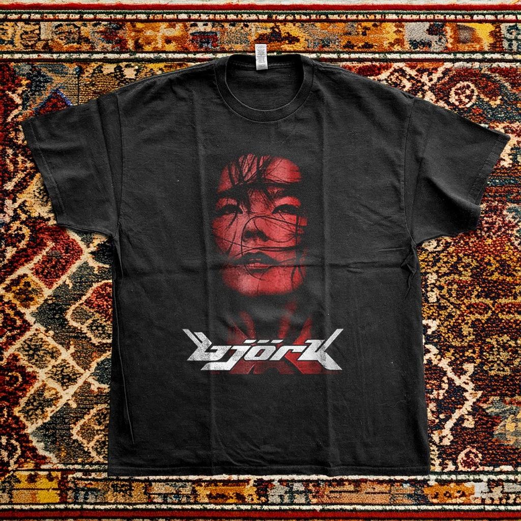 Bjork Tour Shirt, Bjork Unisex Black T-shirt S-