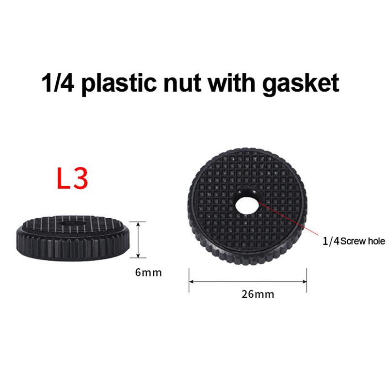 Camera Screw 1/4 3/8 5/8 Inch Nut Photography Accessories  Shoe Seat Lock Knob Flash Stand Mount Adapter For Dslr Tripod Selfie Stick