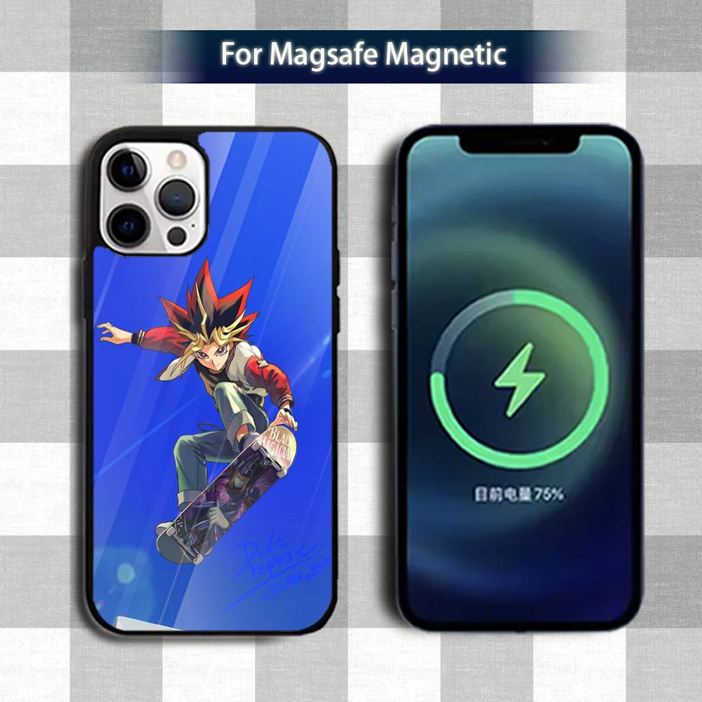 C-Card Y-Yu-Gi-Oh GX-es Phone Case For iPhone 13,12,15,17,11,16,14,Pro,Max,Plus,Mini,Magsafe,Magnetic Wireless Charging Case