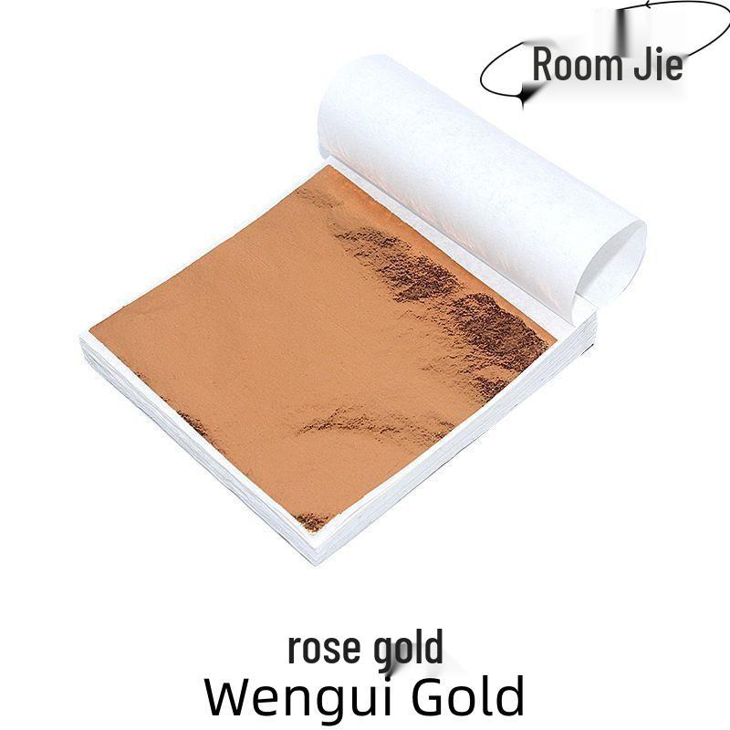 Gold and Silver Freeze-Resistant Foil Paper for DIY, Crystal Epoxy, and Nail Art, 9x9cm
