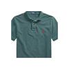 Polo Ralph Lauren SS22 Initial Edition Mesh Brand Logo Solid Color Short Sleeve Polo Shirt Men Tops Dark-Green MNPOKNI1N821690