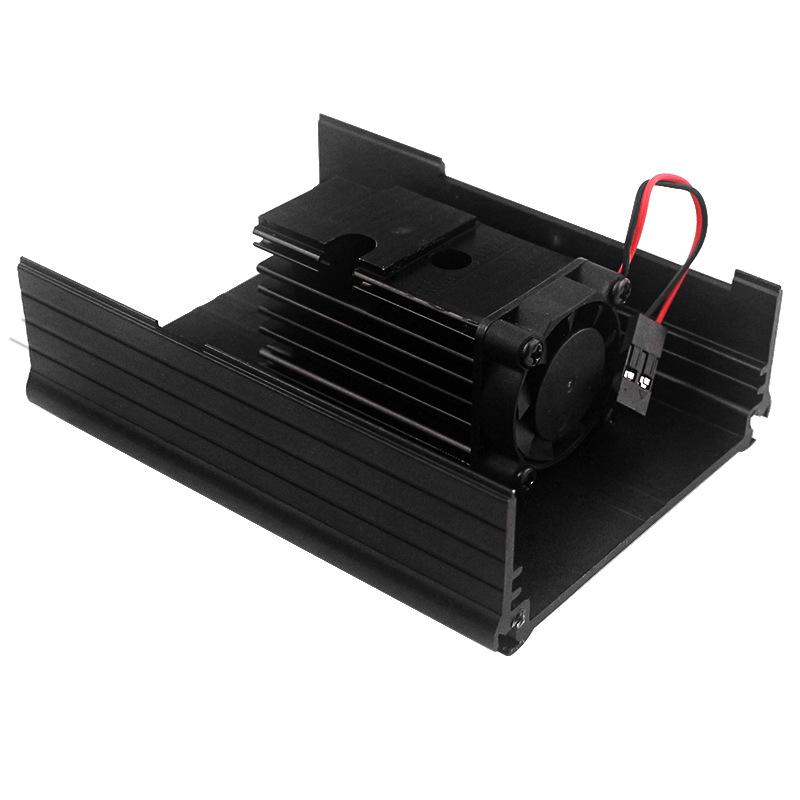 Raspberry Pi 4B Aluminum Alloy Case with Fan - Durable Shell with Tools Included