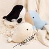 Cute 1-Piece Kawaii Ocean Animal Plush Toy, Made Of Soft Polyester, Featuring A Whale, Killer Whale, Or Beluga Whale.