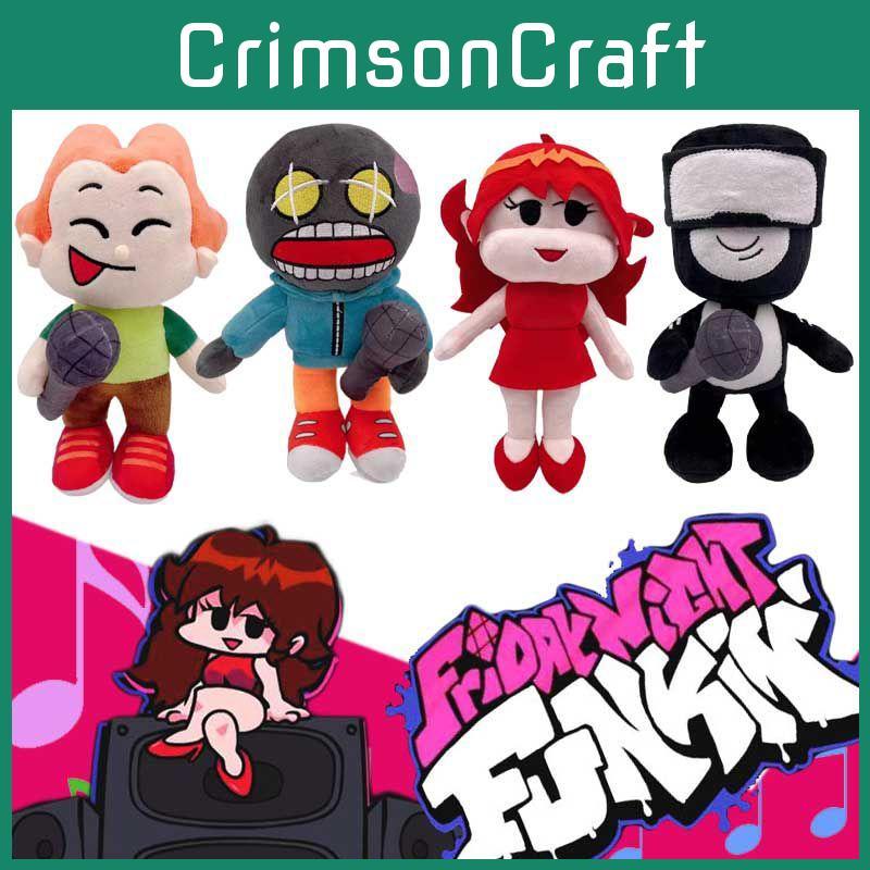 Night Funkin Friday Plush Toy Fnf Girlfriend Captain Pico Whitty Doll Stuffed