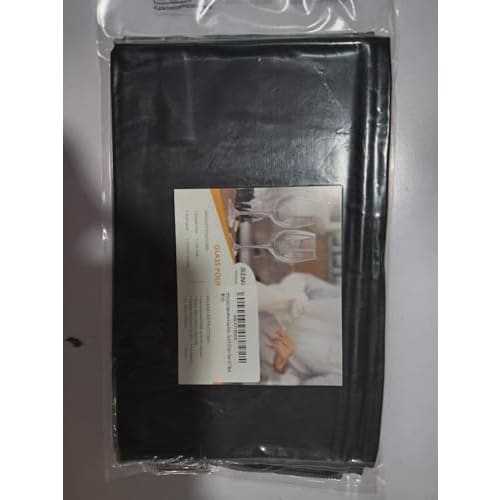 Sinland Microfiber Cloths, Glass Cloths, Multi-Purpose Cleaning Supplies for Glass and Dish Wiping, 51cm x 64cm, Pack of 2, Black