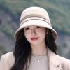Autumn/winter Bucket Hat for Women, Face-flattering, Small-size, Versatile Bowl Hat, Bare-face, Face-covering, Warm Bucket Hat