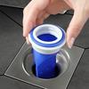 1Pcs Anti Odor Floor Drain Core Navy Blue Drain Cover Round Shower Drainer One Way Valve Insect Prevention Bathroom Accessories