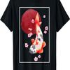 KOI CARP FISH WITH CHERRY BLOSSOM T-Shirt(1)