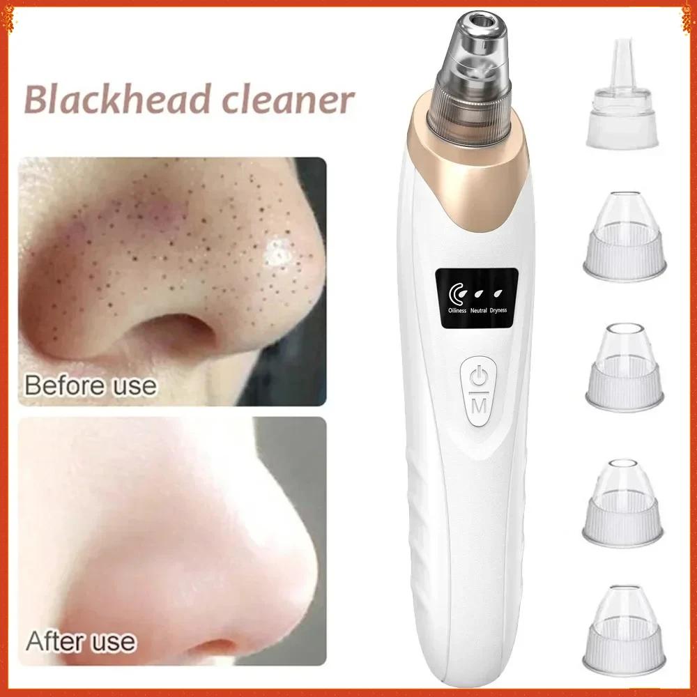 

Facial Care Blackhead Vacuum 3-in-1 Pore Cleaner & Comedone Extractor USB Rechargeable for Deep Cleansing At Home